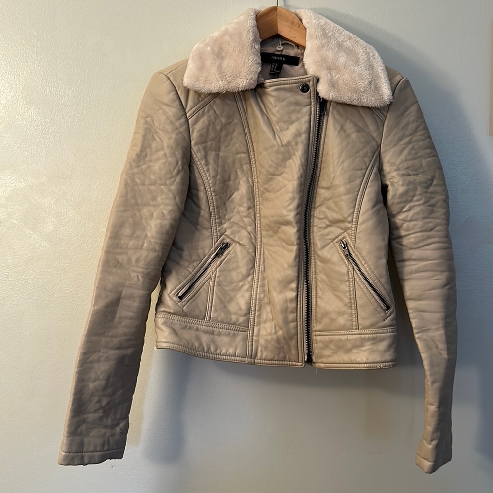 Faux Leather Jacket